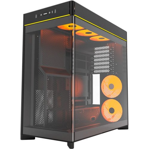 Купить Корпус Montech HS02 Pro без БП Black с проверкой совместимости: обзор, характеристики, цена в Киеве, Днепре, Одессе, Харькове, Украине | интернет-магазин TELEMART.UA фото