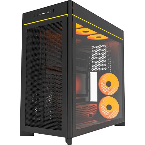 Корпус Montech HS01 Pro без БЖ Black купити з перевіркою сумісності: огляд, характеристики, ціна у Києві, Львові, Вінниці, Хмельницькому, Івано-Франківську, Україні | інтернет-магазин TELEMART.UA фото