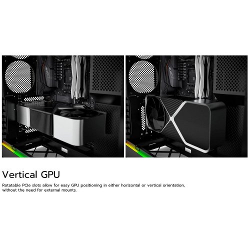 Корпус Montech HS01 Pro без БЖ Black купити з перевіркою сумісності: огляд, характеристики, ціна у Києві, Львові, Вінниці, Хмельницькому, Івано-Франківську, Україні | інтернет-магазин TELEMART.UA фото