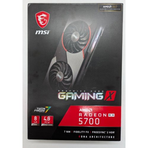 Відеокарта MSI Radeon RX 5700 Gaming X 8192MB (RX 5700 Gaming X) (Відновлено продавцем, 776263) купити з перевіркою сумісності: огляд, характеристики, ціна у Києві, Львові, Вінниці, Хмельницькому, Івано-Франківську, Україні | інтернет-магазин TELEMART.UA фото