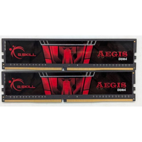 Купить Озу G.Skill DDR4 16GB (2x8GB) 3000Mhz Aegis (F4-3000C16D-16GISB) (Восстановлено продавцом, 776282) с проверкой совместимости: обзор, характеристики, цена в Киеве, Днепре, Одессе, Харькове, Украине | интернет-магазин TELEMART.UA фото