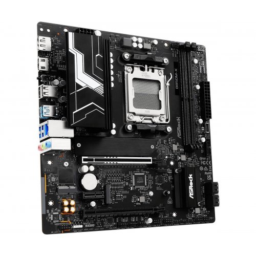 Купить Материнская плата AsRock B850M-X R2.0 (sAM5, AMD B850) с проверкой совместимости: обзор, характеристики, цена в Киеве, Днепре, Одессе, Харькове, Украине | интернет-магазин TELEMART.UA фото
