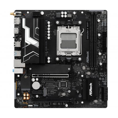 Материнська плата AsRock B850M-X WIFI R2.0 (sAM5, AMD B850) купити з перевіркою сумісності: огляд, характеристики, ціна у Києві, Львові, Вінниці, Хмельницькому, Івано-Франківську, Україні | інтернет-магазин TELEMART.UA фото