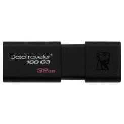 Фото Накопитель Kingston DataTraveler 100 G3 USB 3.0 32GB Black (DT100G3/32GB)