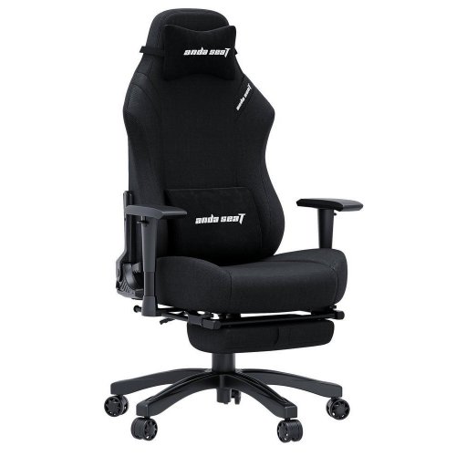 Игровое кресло Anda Seat Luna Pro L Fabric (AD18T-44-B-F) Black купить в Украине: Киев, Днепр, Харьков, Одесса  | Низкая цена, отзывы, характеристики от TELEMART фото
