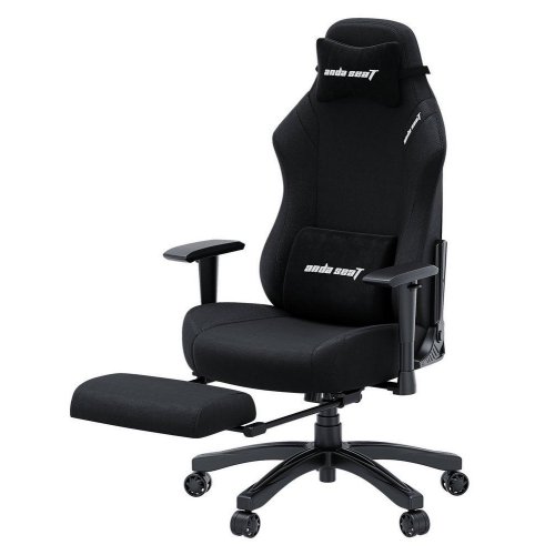 Игровое кресло Anda Seat Luna Pro L Fabric (AD18T-44-B-F) Black купить в Украине: Киев, Днепр, Харьков, Одесса  | Низкая цена, отзывы, характеристики от TELEMART фото