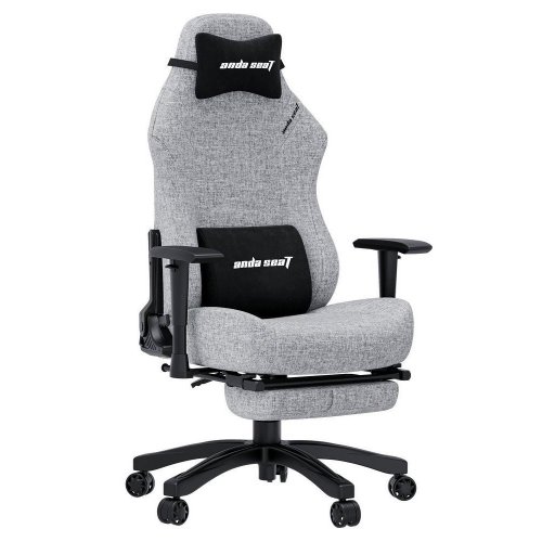 Ігрове крісло Anda Seat Luna Pro L Fabric (AD18T-44-G-F) Gray купити в Україні: Київ, Львів, Хмельницький, Тернопіль, Івано-Франківськ | Низька ціна, відгуки, характеристики від TELEMART фото