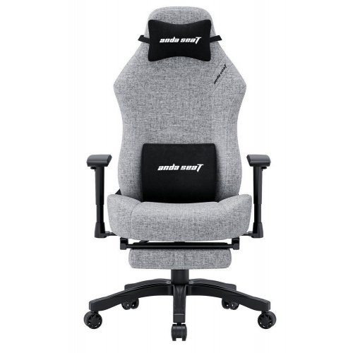 Ігрове крісло Anda Seat Luna Pro L Fabric (AD18T-44-G-F) Gray купити в Україні: Київ, Львів, Хмельницький, Тернопіль, Івано-Франківськ | Низька ціна, відгуки, характеристики від TELEMART фото