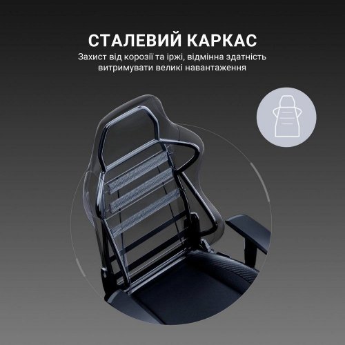 Ігрове крісло Anda Seat Luna Pro L Fabric (AD18T-44-G-F) Gray купити в Україні: Київ, Львів, Хмельницький, Тернопіль, Івано-Франківськ | Низька ціна, відгуки, характеристики від TELEMART фото