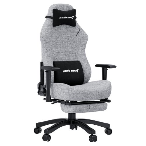 Купити Ігрове крісло Anda Seat Luna Pro L Fabric (AD18T-44-G-F) Gray - ціна в Києві, Львові, Вінниці, Хмельницькому, Франківську, Україні | інтернет-магазин TELEMART.UA фото