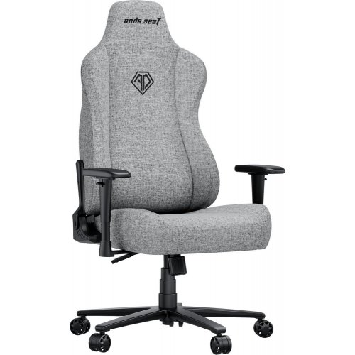 Купити Ігрове крісло Anda Seat Novis XL Fabric (AD23-XL-01-G-F) Gray - ціна в Києві, Львові, Вінниці, Хмельницькому, Франківську, Україні | інтернет-магазин TELEMART.UA фото