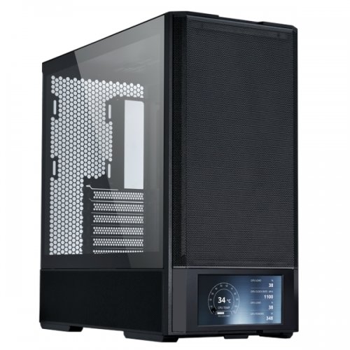 Купить Корпус Lian Li LANCOOL 207 Digital Tempered Glass без БП (G99.LAN207DX.00) Black с проверкой совместимости: обзор, характеристики, цена в Киеве, Днепре, Одессе, Харькове, Украине | интернет-магазин TELEMART.UA фото