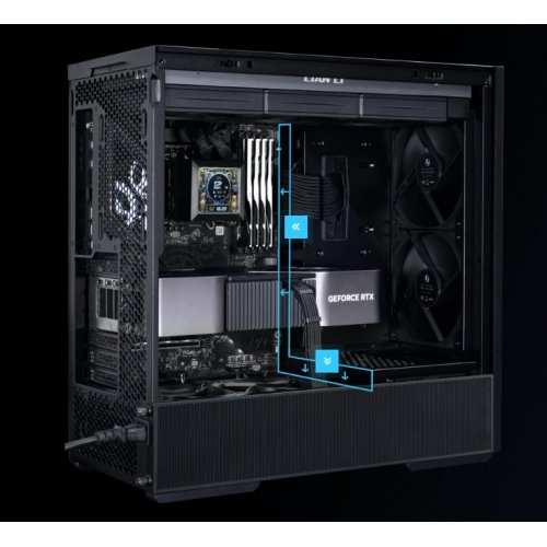 Купить Корпус Lian Li LANCOOL 207 Digital Tempered Glass без БП (G99.LAN207DX.00) Black с проверкой совместимости: обзор, характеристики, цена в Киеве, Днепре, Одессе, Харькове, Украине | интернет-магазин TELEMART.UA фото