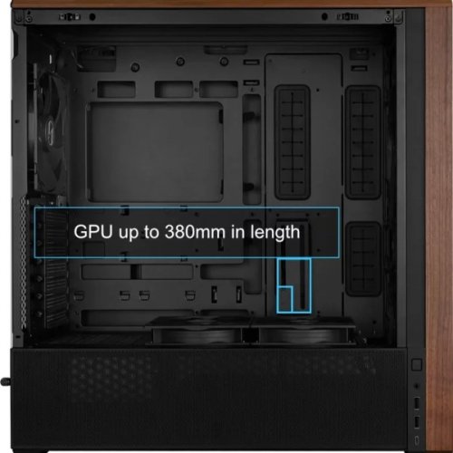 Корпус Lian Li LANCOOL 217 Tempered Glass без БЖ (G99.LAN217X.00) Black купити з перевіркою сумісності: огляд, характеристики, ціна у Києві, Львові, Вінниці, Хмельницькому, Івано-Франківську, Україні | інтернет-магазин TELEMART.UA фото