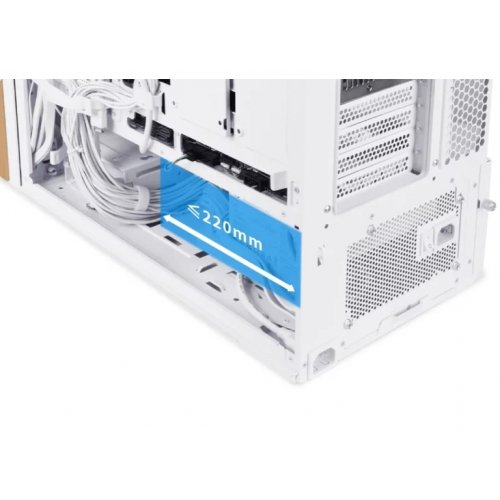 Корпус Lian Li LANCOOL 217 Tempered Glass без БЖ (G99.LAN217W.00) White купити з перевіркою сумісності: огляд, характеристики, ціна у Києві, Львові, Вінниці, Хмельницькому, Івано-Франківську, Україні | інтернет-магазин TELEMART.UA фото