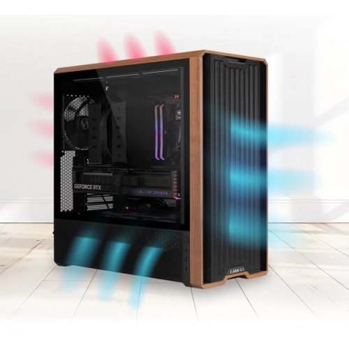 Корпус Lian Li LANCOOL 217 Tempered Glass без БЖ (G99.LAN217W.00) White купити з перевіркою сумісності: огляд, характеристики, ціна у Києві, Львові, Вінниці, Хмельницькому, Івано-Франківську, Україні | інтернет-магазин TELEMART.UA фото