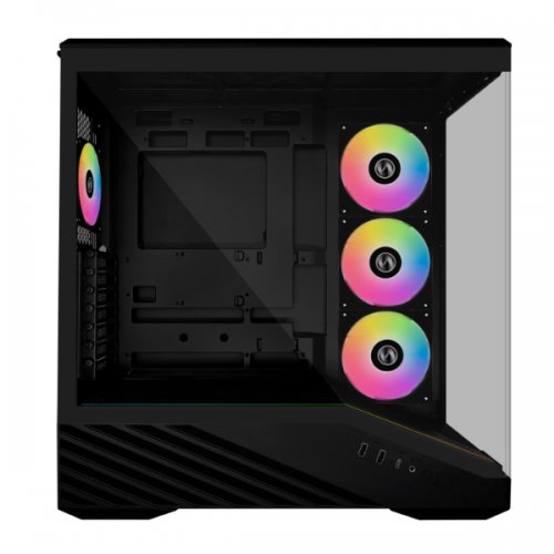 Корпус Lian Li Vector V100 ARGB Tempered Glass без БЖ (G99.V100RX.00) Black купити з перевіркою сумісності: огляд, характеристики, ціна у Києві, Львові, Вінниці, Хмельницькому, Івано-Франківську, Україні | інтернет-магазин TELEMART.UA фото