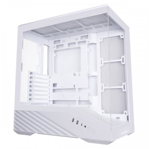 Купить Корпус Lian Li Vector V100 ARGB Tempered Glass без БП (G99.V100RW.00) White с проверкой совместимости: обзор, характеристики, цена в Киеве, Днепре, Одессе, Харькове, Украине | интернет-магазин TELEMART.UA фото