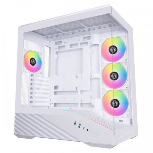 Купить Корпус Lian Li Vector V100 ARGB Tempered Glass без БП (G99.V100RW.00) White с проверкой совместимости: обзор, характеристики, цена в Киеве, Днепре, Одессе, Харькове, Украине | интернет-магазин TELEMART.UA фото