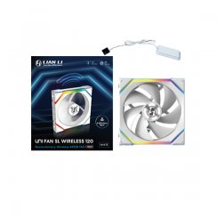 Кулер для корпуса Lian Li Uni Fan SL Wireless 120 (G99.12SL1W1W.00) White