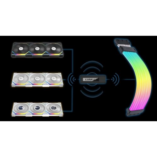 Купить Набор кулеров для корпуса Lian Li Uni Fan SL Wireless 120 3 in 1 (G99.12SL1W3B.00) Black с проверкой совместимости: обзор, характеристики, цена в Киеве, Днепре, Одессе, Харькове, Украине | интернет-магазин TELEMART.UA фото