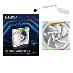 Кулер для корпуса Lian Li Uni Fan SL Wireless 120 Reverse Blade (G99.12RSL1W1W.00) White
