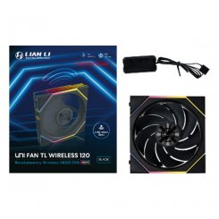 Кулер для корпуса Lian Li Uni Fan TL Wireless 120 Reverse Blade (G99.12RTL1W1B.00) Black
