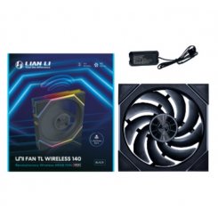 Кулер для корпуса Lian Li Uni Fan TL Wireless 140 Reverse Blade (G99.14RTL1W1B.00) Black