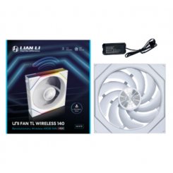Кулер для корпуса Lian Li Uni Fan TL Wireless 140 Reverse Blade (G99.14RTL1W1W.00) White