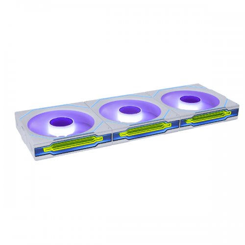Кулер для корпуса Lian Li Uni Fan SL-INF Wireless 120 Reversed Blade (G99.12RSLIN1W1W.00) White купити з перевіркою сумісності: огляд, характеристики, ціна у Києві, Львові, Вінниці, Хмельницькому, Івано-Франківську, Україні | інтернет-магазин TELEMART.UA фото