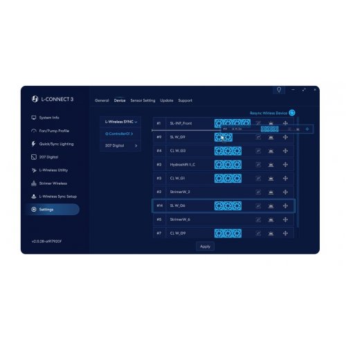 Набір кулерів для корпусу Lian Li Uni Fan SL-INF Wireless 120 3 in 1 (G99.12SLIN1W3B.00) Black купити з перевіркою сумісності: огляд, характеристики, ціна у Києві, Львові, Вінниці, Хмельницькому, Івано-Франківську, Україні | інтернет-магазин TELEMART.UA фото