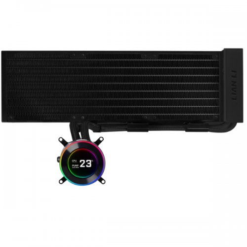 Готова СВО Lian Li Hydroshift II LCD-C 360CL (G89.GHS2LCD36RB.00) Black купити з перевіркою сумісності: огляд, характеристики, ціна у Києві, Львові, Вінниці, Хмельницькому, Івано-Франківську, Україні | інтернет-магазин TELEMART.UA фото