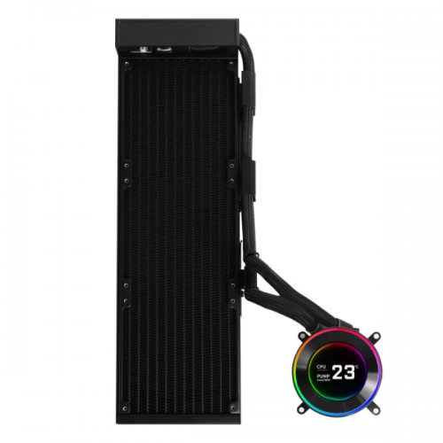 Готова СВО Lian Li Hydroshift II LCD-C 360CL (G89.GHS2LCD36RB.00) Black купити з перевіркою сумісності: огляд, характеристики, ціна у Києві, Львові, Вінниці, Хмельницькому, Івано-Франківську, Україні | інтернет-магазин TELEMART.UA фото