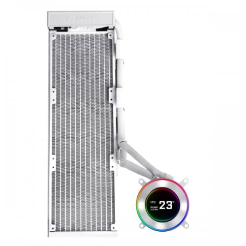 Купить Готовая СВО Lian Li Hydroshift II LCD-C 360CL (G89.GHS2LCD36RW.00) White с проверкой совместимости: обзор, характеристики, цена в Киеве, Днепре, Одессе, Харькове, Украине | интернет-магазин TELEMART.UA фото