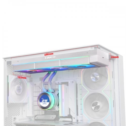 Купить Готовая СВО Lian Li Hydroshift II LCD-C 360CL (G89.GHS2LCD36RW.00) White с проверкой совместимости: обзор, характеристики, цена в Киеве, Днепре, Одессе, Харькове, Украине | интернет-магазин TELEMART.UA фото