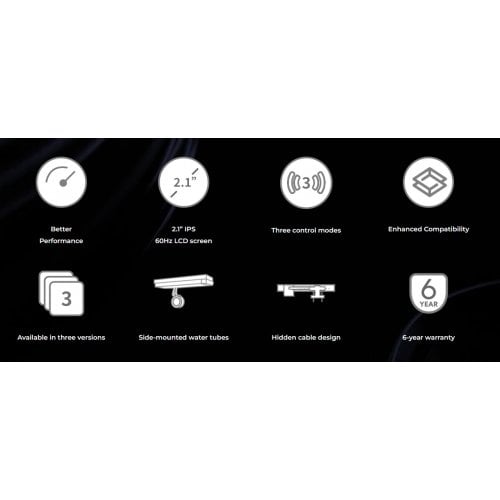 Купить Готовая СВО Lian Li Hydroshift II LCD-C 360CL (G89.GHS2LCD36RW.00) White с проверкой совместимости: обзор, характеристики, цена в Киеве, Днепре, Одессе, Харькове, Украине | интернет-магазин TELEMART.UA фото
