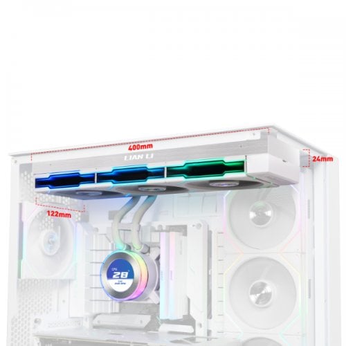 Купить Готовая СВО Lian Li Hydroshift II LCD-C 360TL (G89.GHS2LCD36TW.00) White с проверкой совместимости: обзор, характеристики, цена в Киеве, Днепре, Одессе, Харькове, Украине | интернет-магазин TELEMART.UA фото
