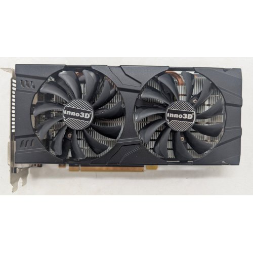 Купить Видеокарта Inno3D GeForce GTX 1060 X2 6144MB (N106F-5SDN-N5GS) (Восстановлено продавцом, 776502) с проверкой совместимости: обзор, характеристики, цена в Киеве, Днепре, Одессе, Харькове, Украине | интернет-магазин TELEMART.UA фото