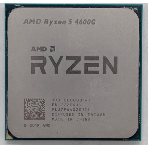Процесор AMD Ryzen 5 4600G 3.7(4.2)GHz 8MB sAM4 Tray (100-000000147) (Відновлено продавцем, 776507) купити з перевіркою сумісності: огляд, характеристики, ціна у Києві, Львові, Вінниці, Хмельницькому, Івано-Франківську, Україні | інтернет-магазин TELEMART.UA фото
