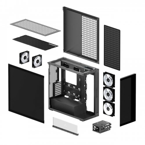Корпус Arctic Xtender без БЖ (ACPCC00018A) Mirror Black купити з перевіркою сумісності: огляд, характеристики, ціна у Києві, Львові, Вінниці, Хмельницькому, Івано-Франківську, Україні | інтернет-магазин TELEMART.UA фото