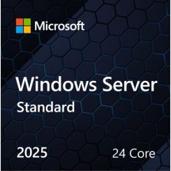 ПЗ для сервера Microsoft Windows Server 2025 Standard 24 Core English ОЕМ на носії DVD (EP2-25205)