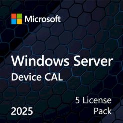 ПЗ для сервера Microsoft Windows Server 2025 CAL 5 Device English ОЕМ без носія (EP2-25243)