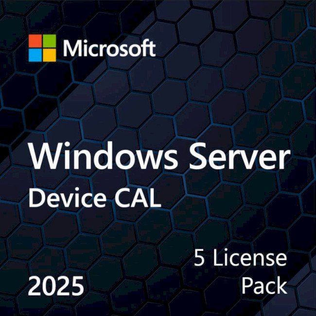 ПО для сервера Microsoft Windows Server 2025 CAL 5 Device English ОЕМ ...