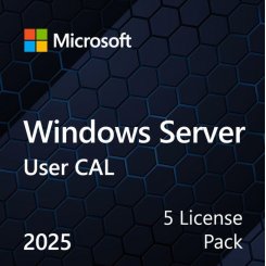 ПЗ для сервера Microsoft Windows Server 2025 CAL 5 User English ОЕМ без носія (EP2-25279)