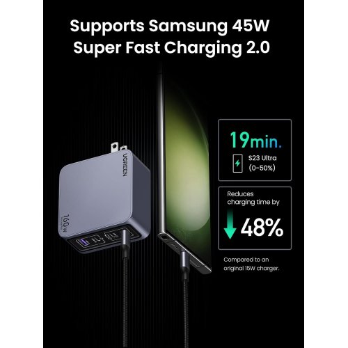 Купить Уценка сетевое зарядное устройство Ugreen X763 Nexode Pro USB + 3 x USB Type-C 160W (25877) Grey (Повреждена упаковка, 776526) - цена в Харькове, Киеве, Днепре, Одессе
в интернет-магазине Telemart фото