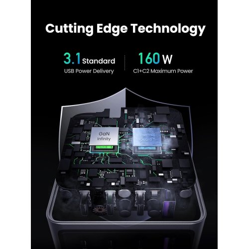 Купить Уценка сетевое зарядное устройство Ugreen X763 Nexode Pro USB + 3 x USB Type-C 160W (25877) Grey (Повреждена упаковка, 776526) - цена в Харькове, Киеве, Днепре, Одессе
в интернет-магазине Telemart фото