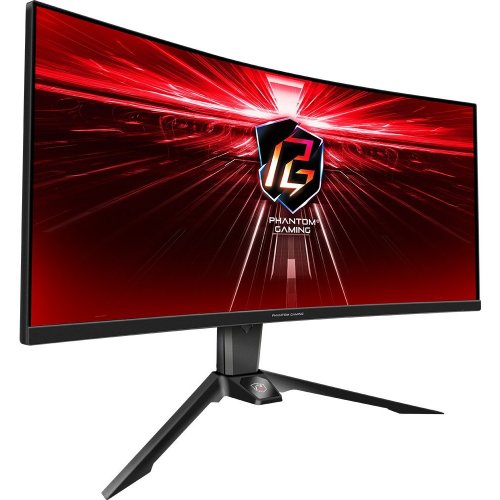 Купити Монітор AsRock 34" Phantom Gaming PG34WQ15R2B Black - ціна в Києві, Львові, Вінниці, Хмельницькому, Франківську, Україні | інтернет-магазин TELEMART.UA фото