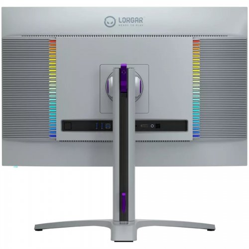 Купити Монітор Lorgar 27" 27MP1 (LRG-27MP1U160-GY) Milky Gray/Black - ціна в Києві, Львові, Вінниці, Хмельницькому, Франківську, Україні | інтернет-магазин TELEMART.UA фото
