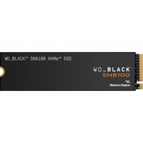 Купить SSD-диск Western Digital Black SN8100 3D NAND TLC 1TB M.2 (2280 PCI-E) NVMe x4 (WDS100T1X0M) с проверкой совместимости: обзор, характеристики, цена в Киеве, Днепре, Одессе, Харькове, Украине | интернет-магазин TELEMART.UA фото
