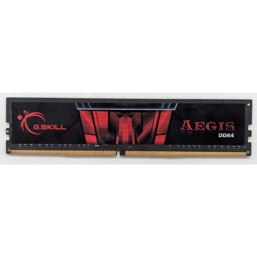 Озп G.Skill DDR4 16GB 3000Mhz Aegis (F4-3000C16S-16GISB) Black (Відновлено продавцем, 776607) купити з перевіркою сумісності: огляд, характеристики, ціна у Києві, Львові, Вінниці, Хмельницькому, Івано-Франківську, Україні | інтернет-магазин TELEMART.UA фото